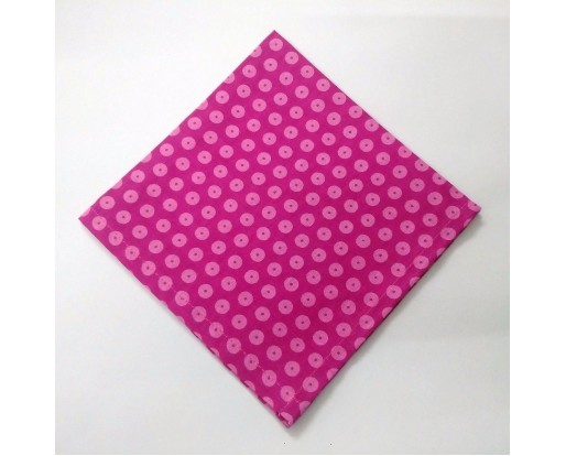 Pink - 10" POLKA DOT Unisex Men Women Pocket Square Handkerchief Hanky - 100% Cotton
